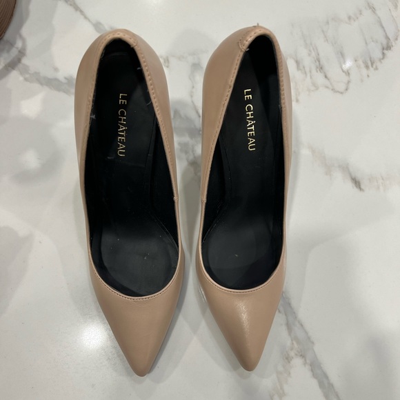 Nude beige le chateau pumps - Picture 3 of 5